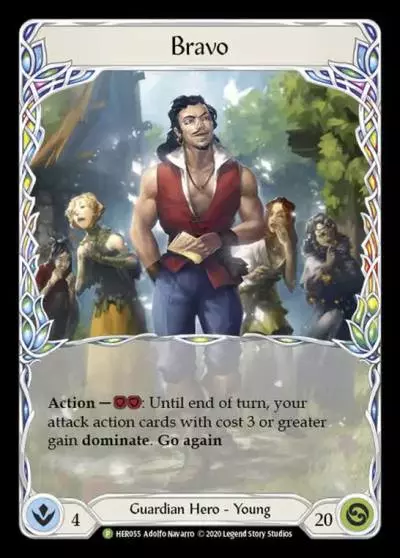 Bravo HER055-CF - Farewell - Welcome to Rathe - Flesh and blood card