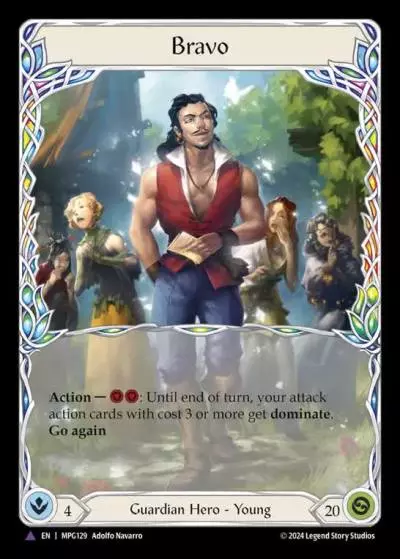Bravo MPG129-CF - Mastery Pack Guardian - Flesh and blood card