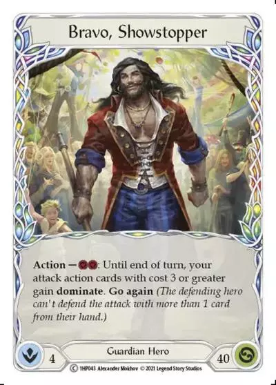 Bravo, Showstopper 1HP043 - History Pack 1 - Flesh and blood card