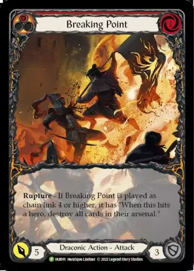 Breaking Point RED FAB091-RF - Marketing - Breaking Point Uprising - Flesh and blood card