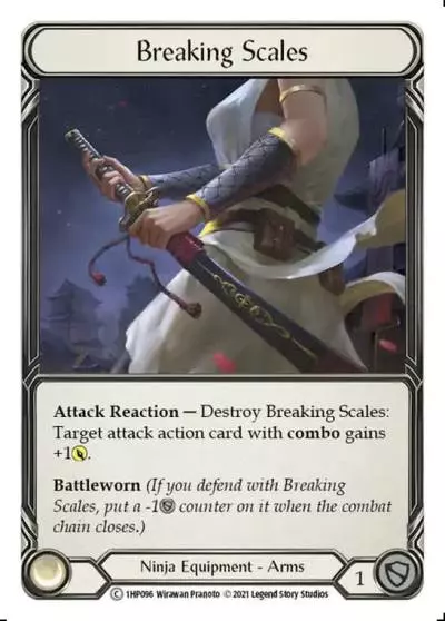 Breaking Scales 1HP096 - History Pack 1 - Flesh and blood card