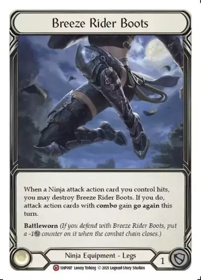 Breeze Rider Boots 1HP097 - History Pack 1 - Flesh and blood card