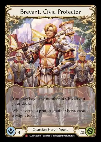 Brevant, Civic Protector TCC027-RF - Round the Table: TCC x LSS - Flesh and blood card