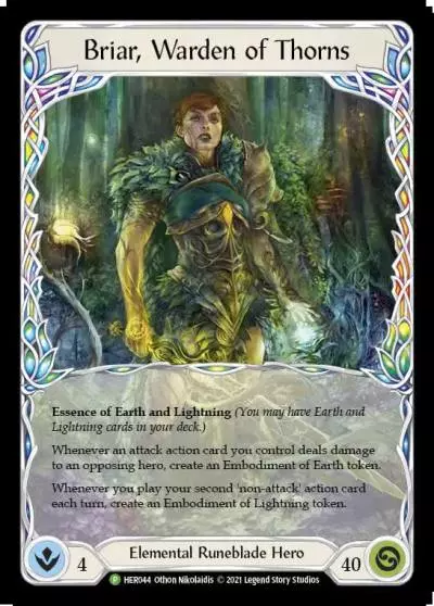Briar, Warden of Thorns HER044-CF - National Championship - 2021 - Flesh and blood card