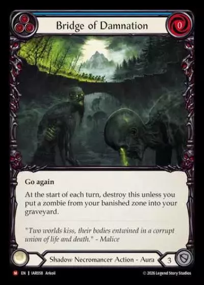 Bridge of Damnation IAR058 - Usurp the Shadow Throne - Flesh and blood card