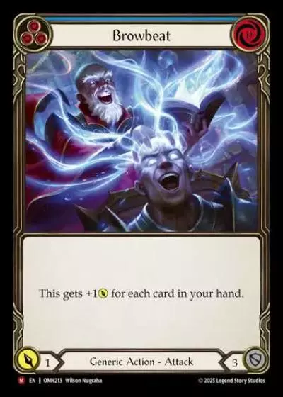 Browbeat OMN213 - Omens of the Third Age - Flesh and blood card