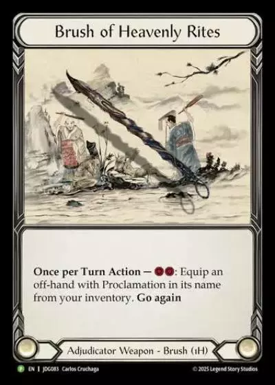 Brush of Heavenly Rites JDG083 - Judge Pack - Season 10 - Flesh and blood card