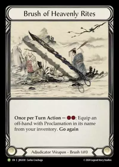 Brush of Heavens Rites JDG030-CF - Judge Pack - Season 5 - Flesh and blood card