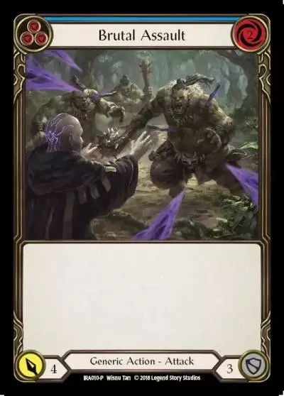Brutal Assault BLUE IRA010 - Ira Welcome Deck (2018) - Flesh and blood card