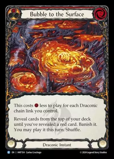 Bubble to the Surface RED HNT154 - The Hunted - Flesh and blood card