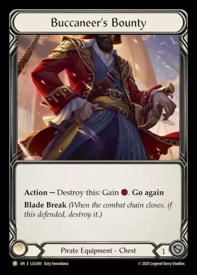 Buccaneer's Bounty LGS393-CF - Pre-release - High Seas - Flesh and blood card
