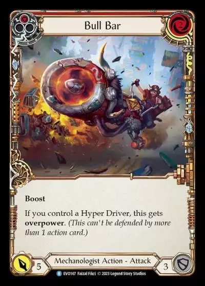 Bull Bar RED EVO147 - Bright Lights - Flesh and blood card