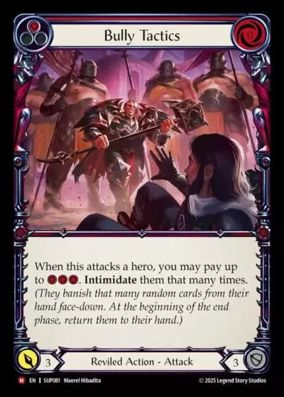 Bully Tactics RED SUP081 - Super Slam - Flesh and blood card