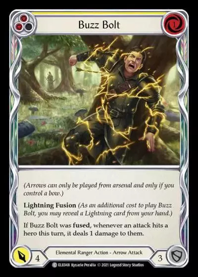 Buzz Bolt YELLOW ELE048 - Tales of Aria - Flesh and blood card