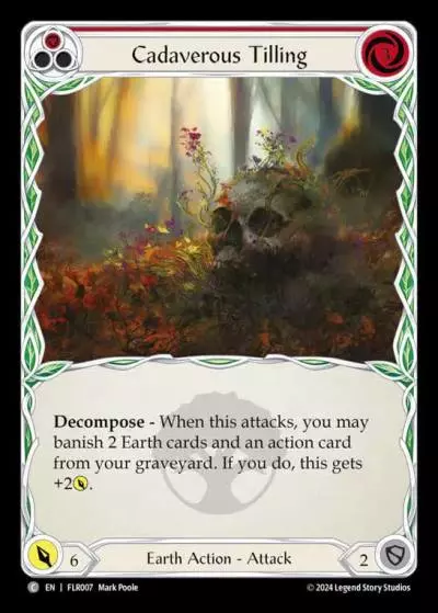 Cadaverous Tilling RED FLR007 - Rosetta Blitz Deck - Florian - Flesh and blood card