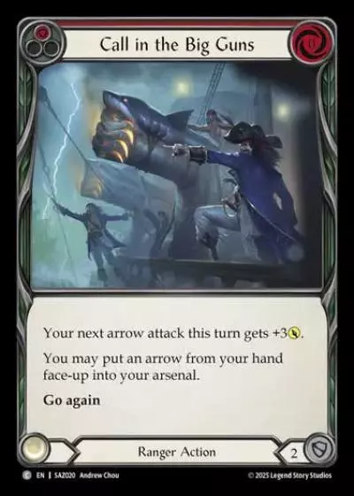 Call in the Big Guns SAZ020 - Silver Age Chapter 2 - Azalea - Flesh and blood card