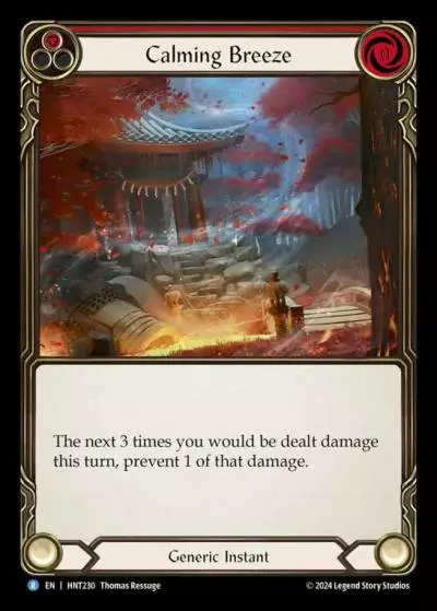 Calming Breeze RED HNT230 - The Hunted - Flesh and blood card