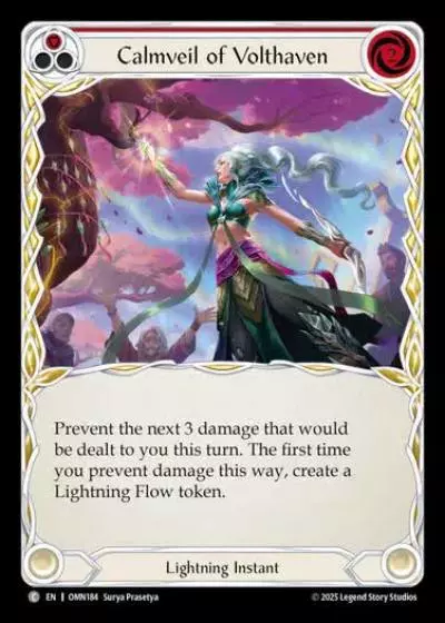 Calmveil of Volthaven OMN184 - Omens of the Third Age - Flesh and blood card