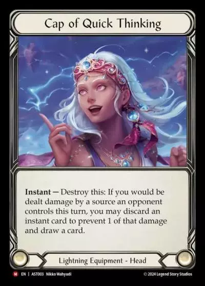 Cap of Quick Thinking AST003-RF - Armory Deck - Aurora, Shooting Star - Flesh and blood card