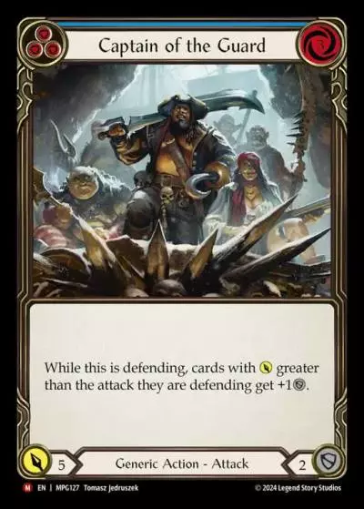 Captain of the Guard BLUE MPG127 - Mastery Pack Guardian - Flesh and blood card