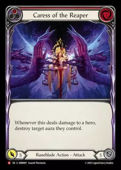 Caress of the Reaper OMN087 - Omens of the Third Age - Flesh and blood card
