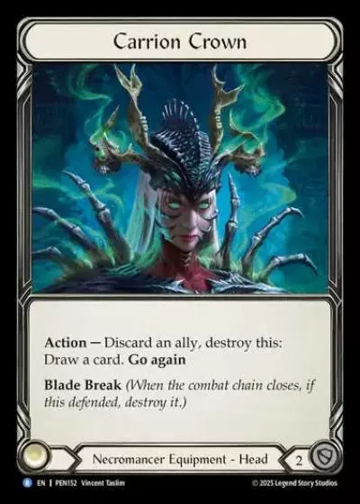 Carrion Crown PEN152 - Compendium of Rathe - Flesh and blood card