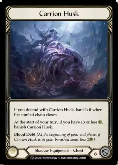 Carrion Husk U-MON187-RF - Monarch - Unlimited - Flesh and blood card