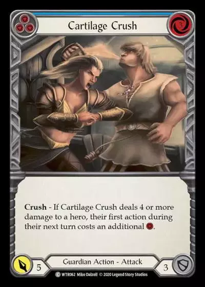 Cartilage Crush BLUE R-WTR062 - Welcome to Rathe - Unlimited Revised - Flesh and blood card