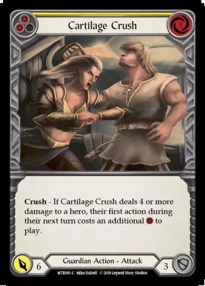 Cartilage Crush YELLOW WTR061 - Welcome to Rathe - Flesh and blood card