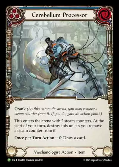 Cerebellum Processor BLUE LGS410-CF - Skirmish - Season 12 - Flesh and blood card