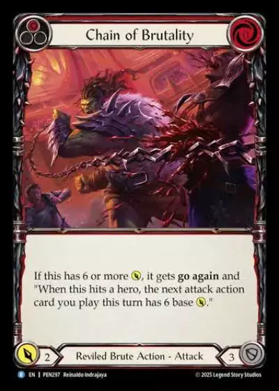 Chain of Brutality PEN297 - Compendium of Rathe - Flesh and blood card