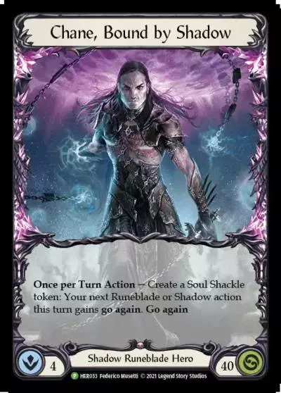 Chane, Bound by Shadow HER033-CF - Road to Nationals - 2021 - Flesh and blood card