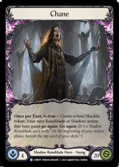 Chane CHN001-RF - Chane - Blitz Deck - Flesh and blood card