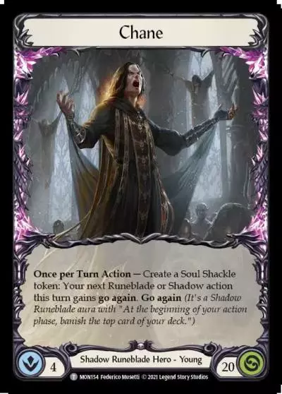 Chane MON154 - Monarch - Flesh and blood card