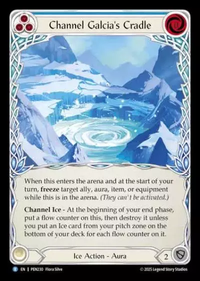 Channel Galcia's Cradle PEN230 - Compendium of Rathe - Flesh and blood card
