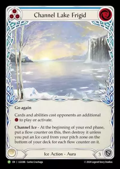 Channel Lake Frigid BLUE LGS386-CF - Skirmish - Season 11 - Flesh and blood card