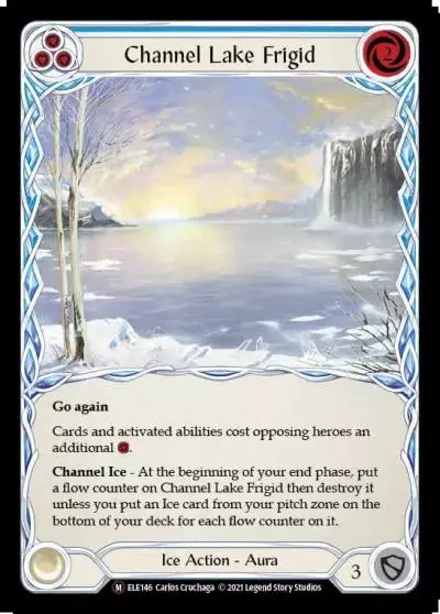 Channel Lake Frigid BLUE U-ELE146-RF - Tales of Aria - Unlimited - Flesh and blood card