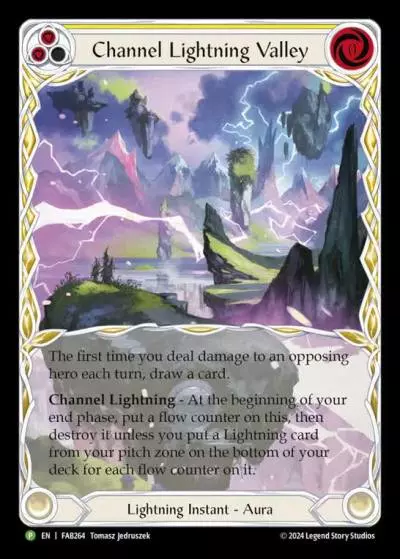 Channel Lightning Valley YELLOW FAB264-CF - Calling - Rosetta - Flesh and blood card