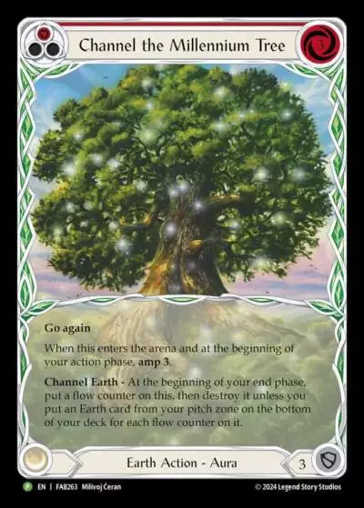 Channel the Millennium Tree RED FAB263-CF - Calling - Rosetta - Flesh and blood card