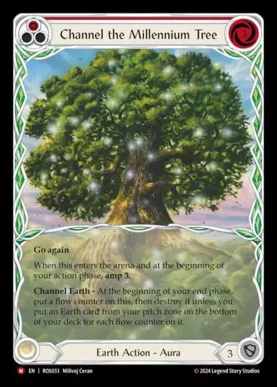 Channel the Millennium Tree RED ROS033 - Rosetta - Flesh and blood card