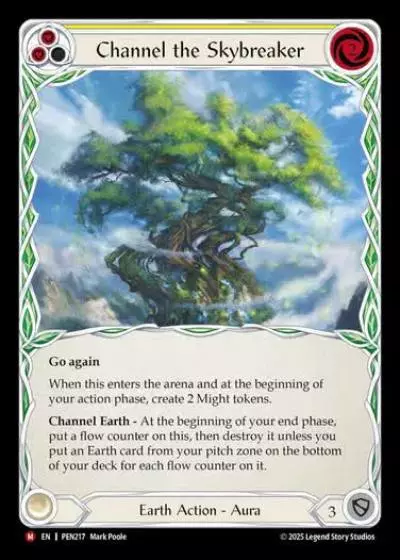Channel the Skybreaker PEN217 - Compendium of Rathe - Flesh and blood card