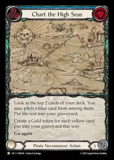 Chart the High Seas BLUE FAB344-RF - Calling - High Seas - Flesh and blood card