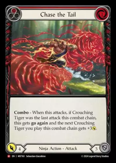 Chase the Tail RED MST161 - Part the Mistveil - Flesh and blood card