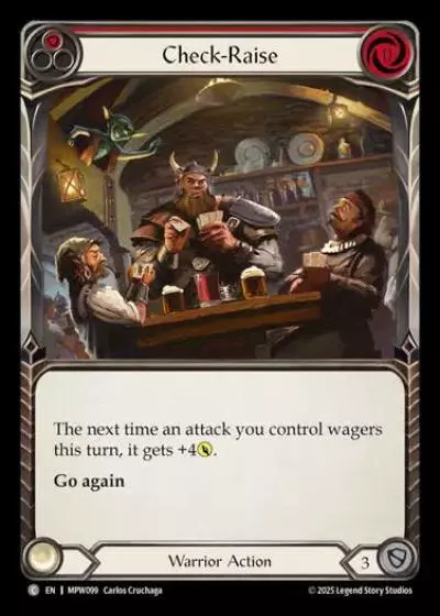 Check-Raise MPW099 - Mastery Pack Warrior - Flesh and blood card