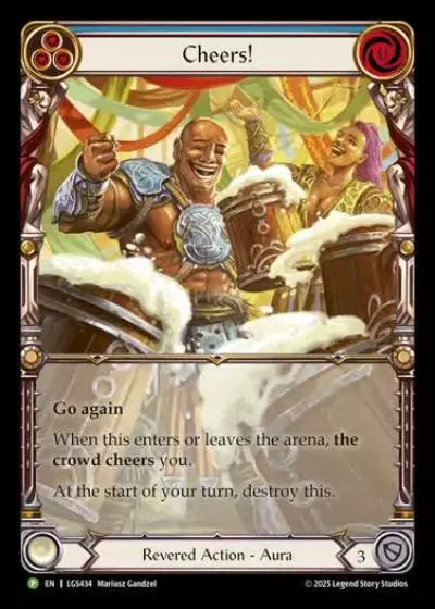 Cheers! LGS434-CF - Marketing - Black Friday 2025 - Flesh and blood card
