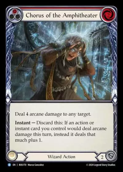 Chorus of the Amphitheater RED ROS170 - Rosetta - Flesh and blood card