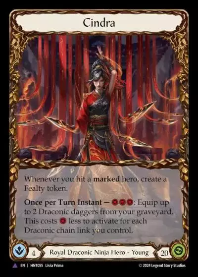 Cindra HNT055-MV - The Hunted - Flesh and blood card