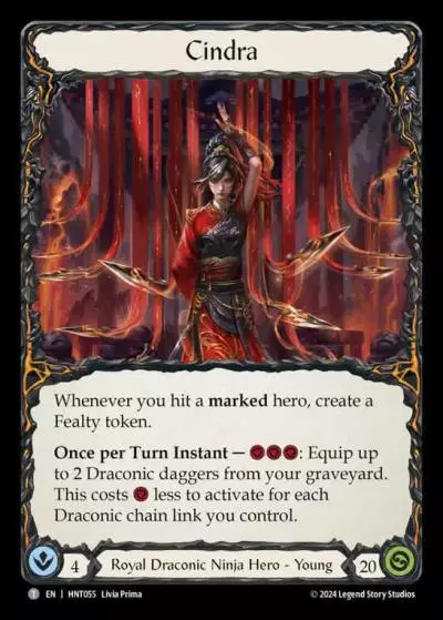 Cindra HNT055 - The Hunted - Flesh and blood card