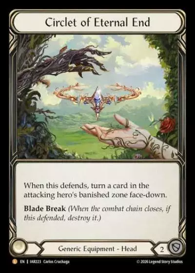 Circlet of Eternal End IAR223-RF - Usurp the Shadow Throne - Flesh and blood card
