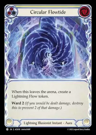 Circular Flowtide AZS018 - Armory Deck - Zyggy Starlight - Flesh and blood card